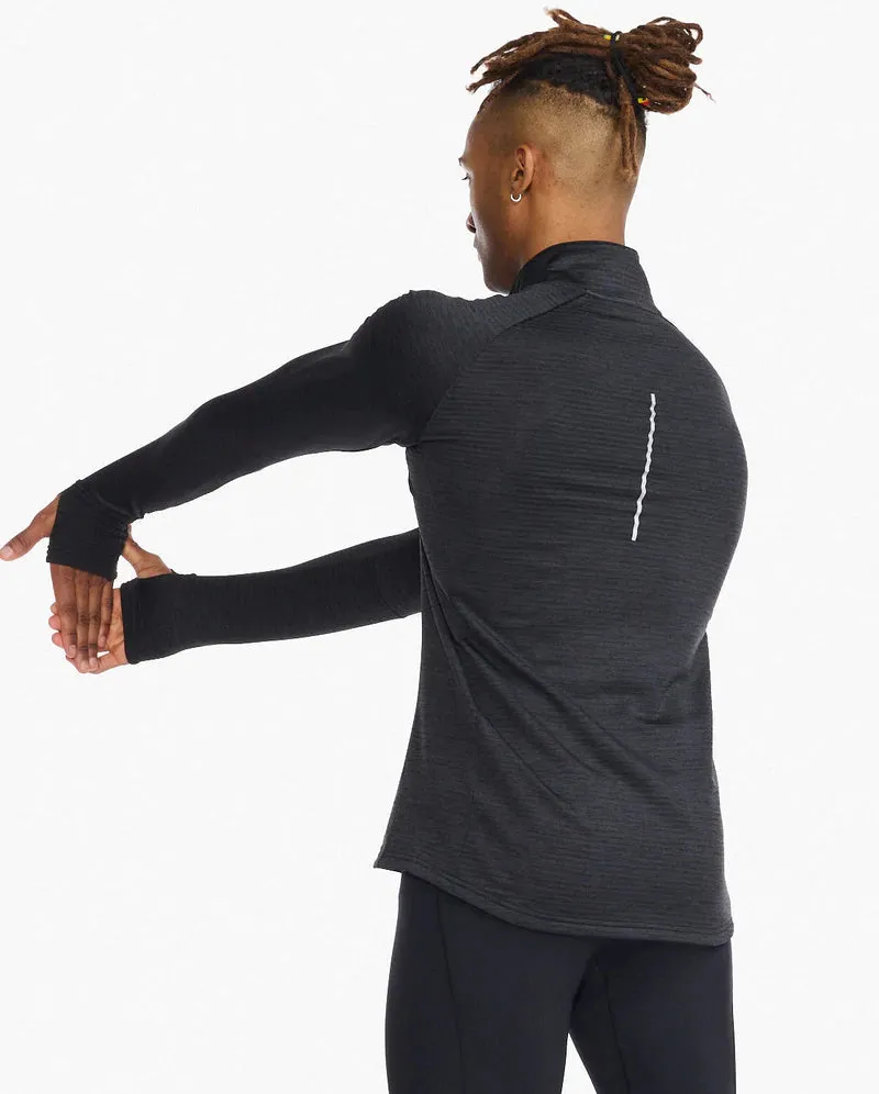 2XU Mens Ignition 1/4 Zip Top - Black