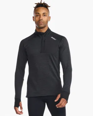 2XU Mens Ignition 1/4 Zip Top - Black