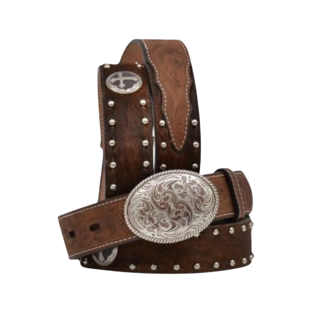 3D Belt Men's Western Calf Hair Belt