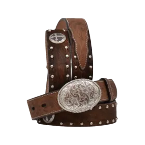 3D Belt Men's Western Calf Hair Belt