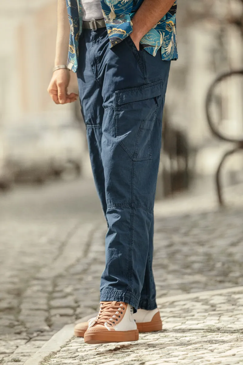 &SONS Travel Pant Navy