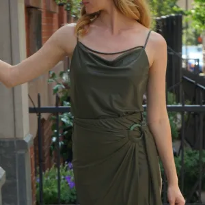 Audrey String Cowl Neck Tank