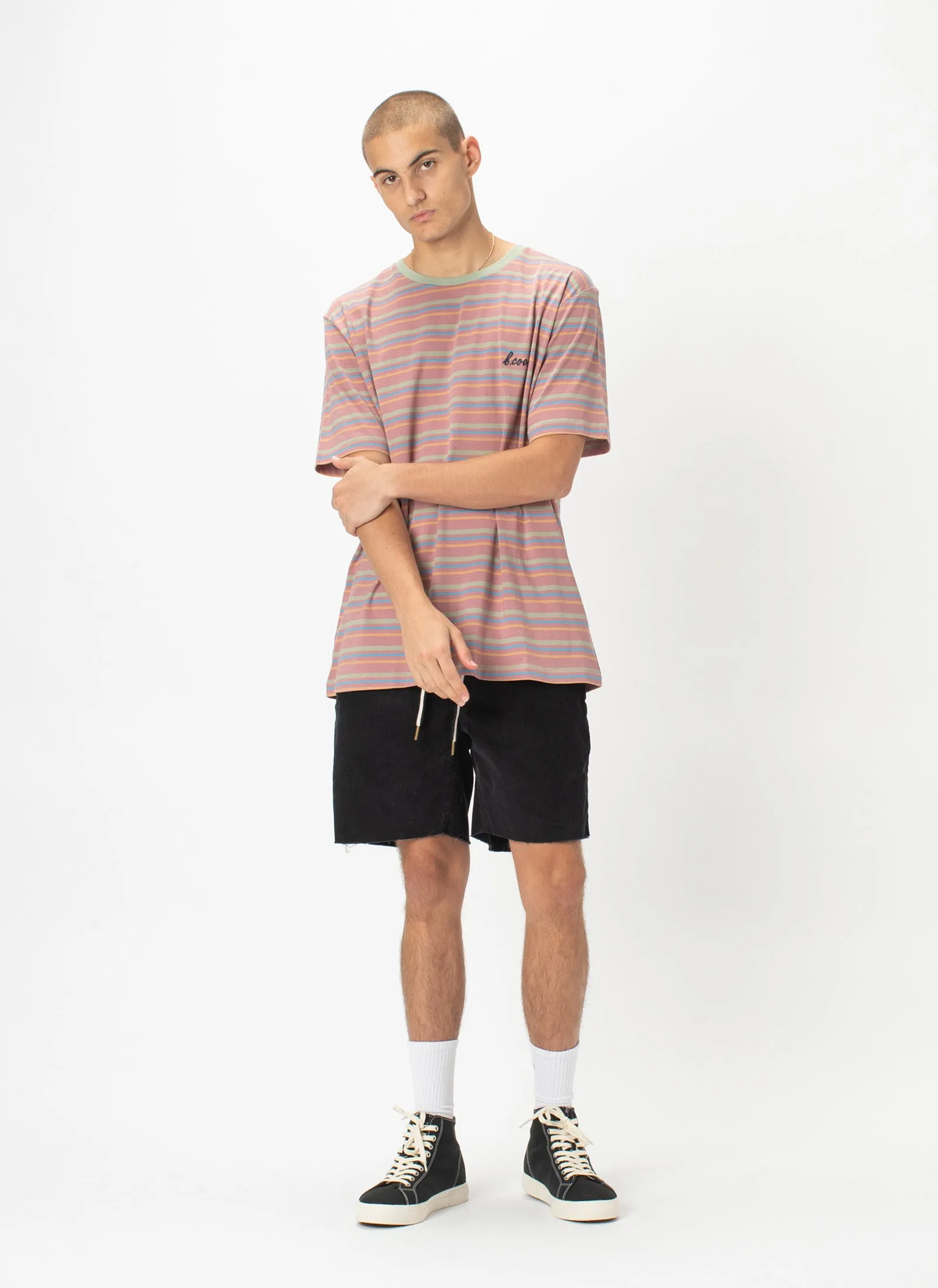 B.Cools Embro Tee Rose Stripe