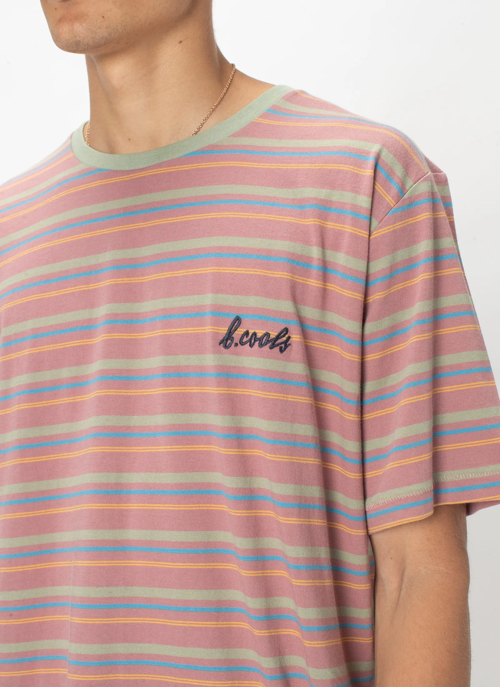 B.Cools Embro Tee Rose Stripe