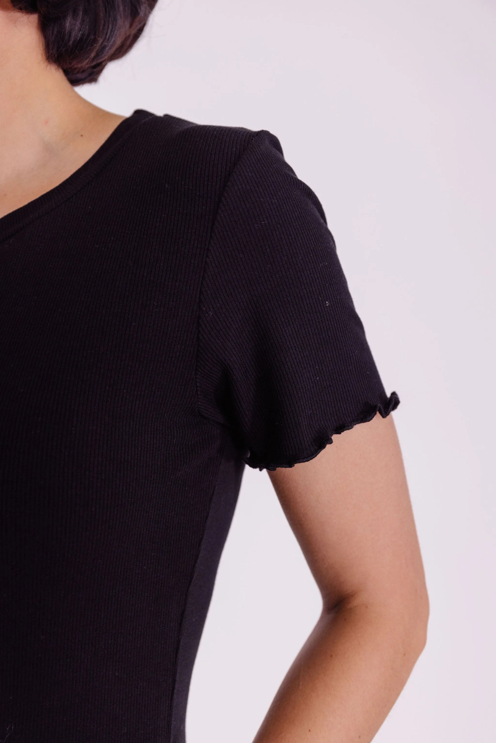 Beatrix Tee in Black