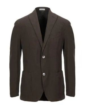 Boglioli Man Blazer Dark brown 40 suit