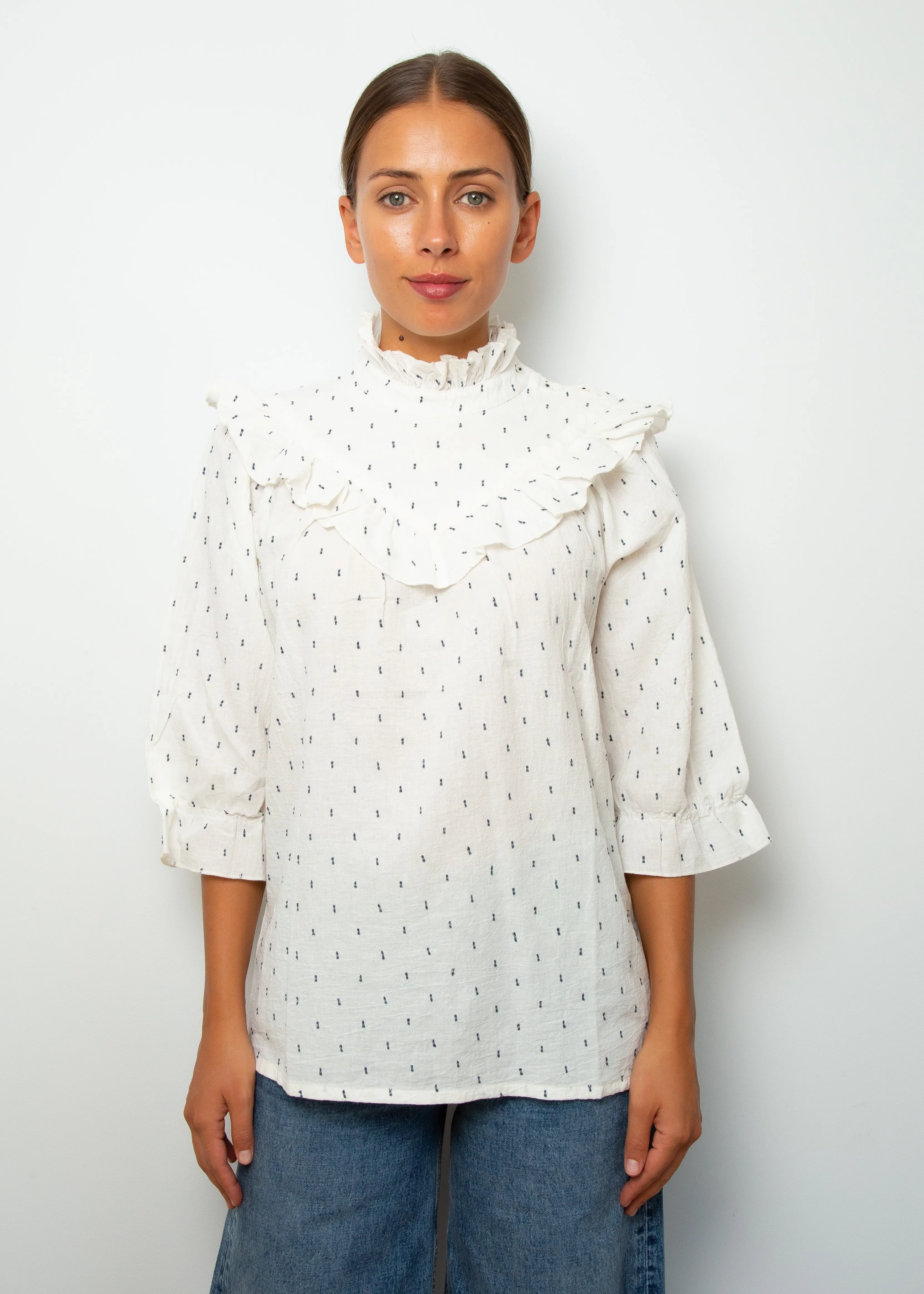 BR Dalva Blouse in Cream