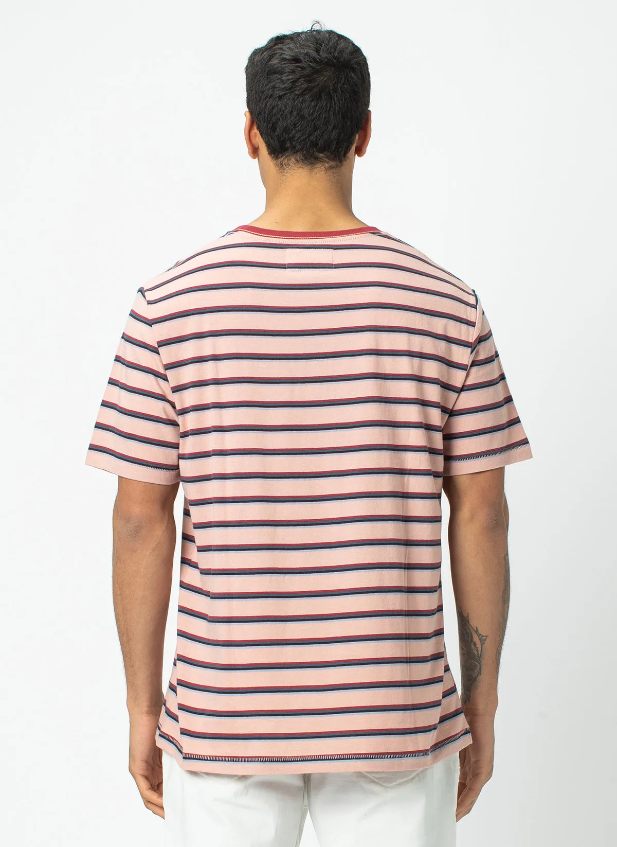 B.Schooled Tee Peach Stripe