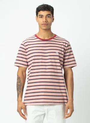 B.Schooled Tee Peach Stripe