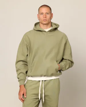 Carré Blanc Oversized Hoodie Military