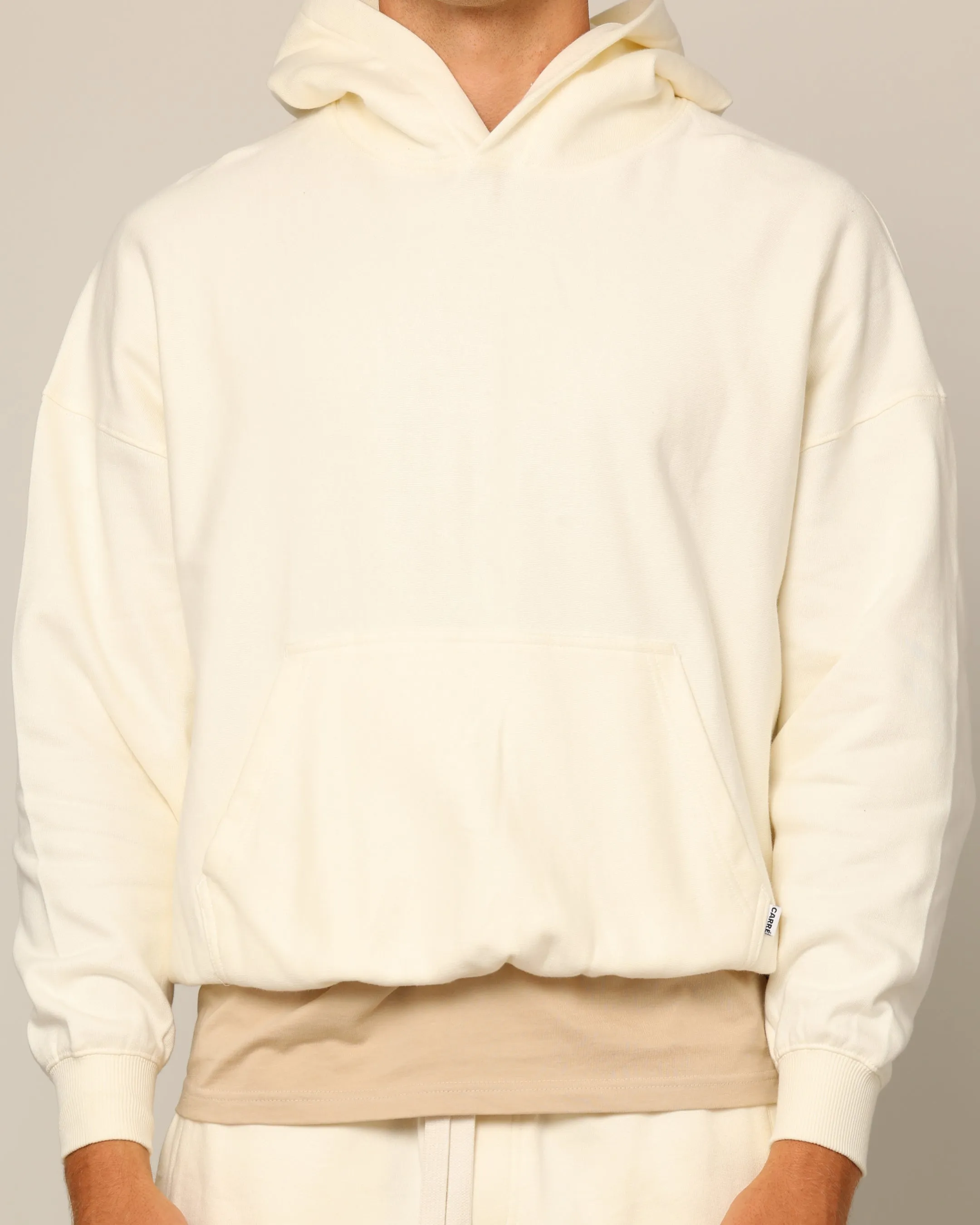 Carré Blanc Oversized Hoodie Off White