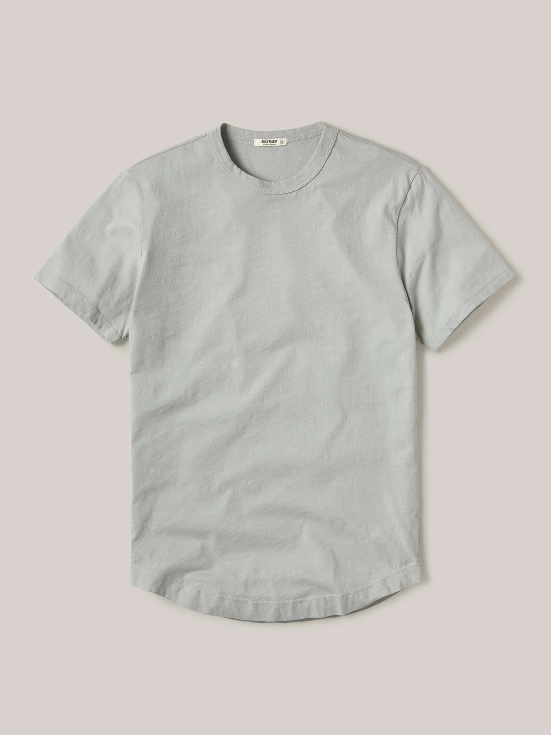 Cove Slub Curved Hem Tee