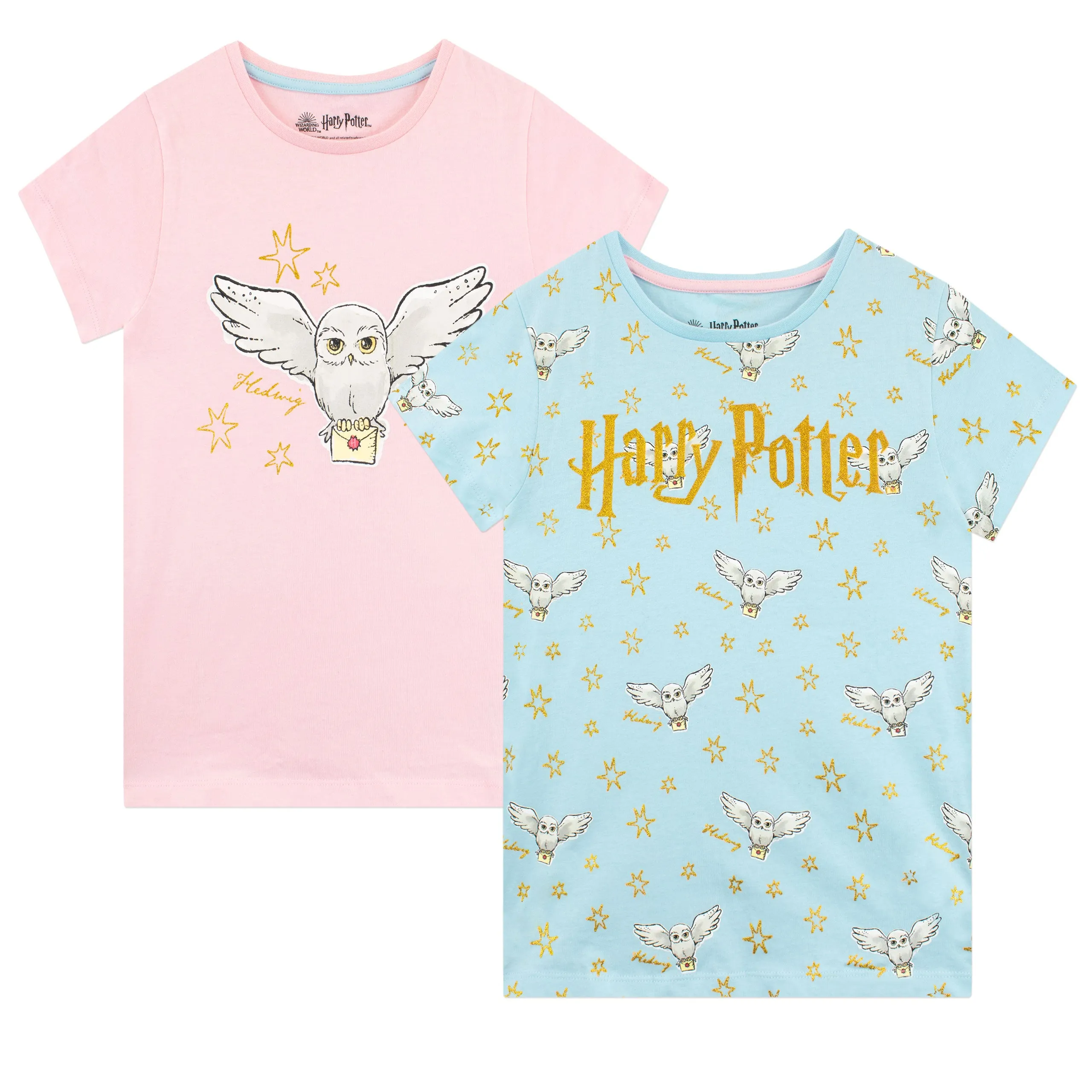 Harry Potter Hedwig T-Shirt 2 Pack