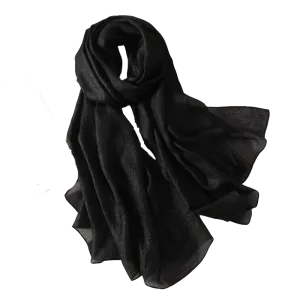 Jade Black Fashion Scarf