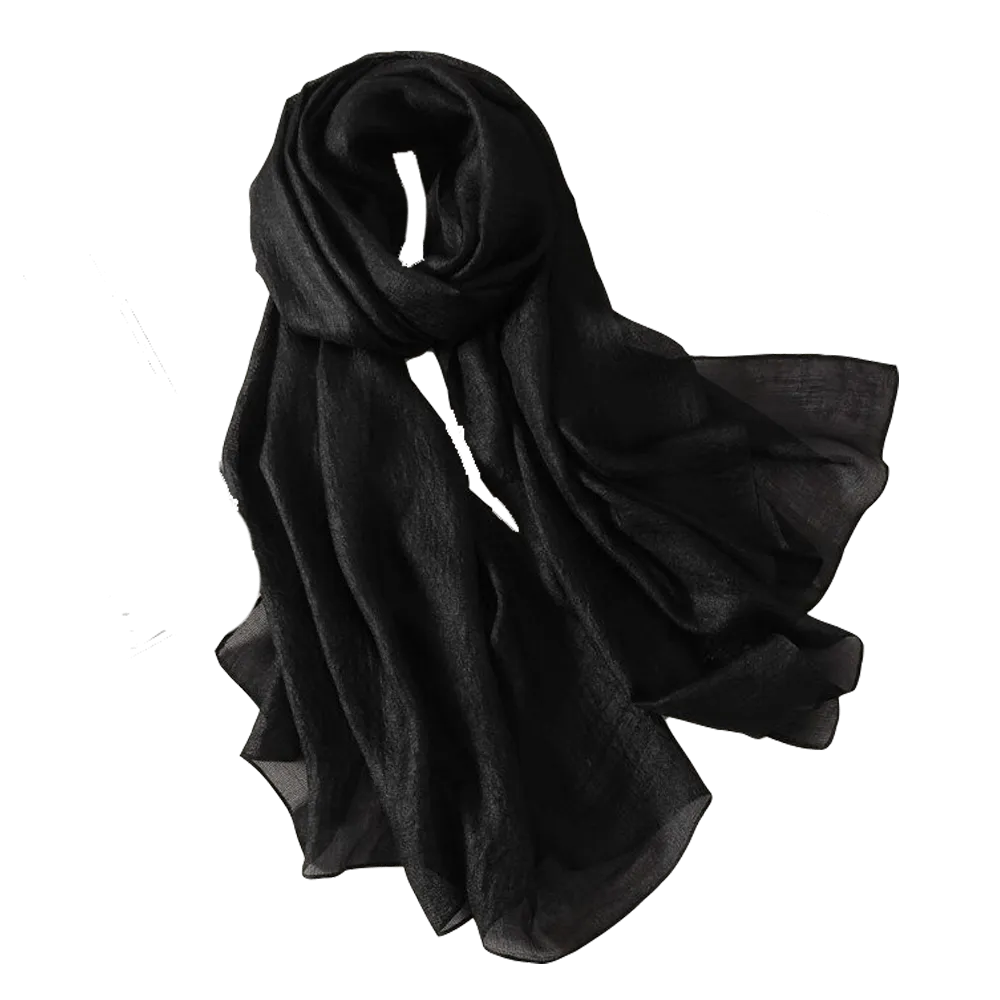 Jade Black Fashion Scarf