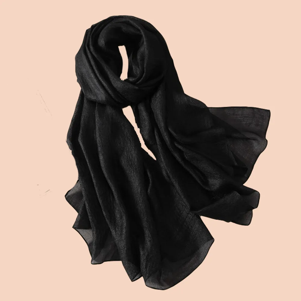 Jade Black Fashion Scarf