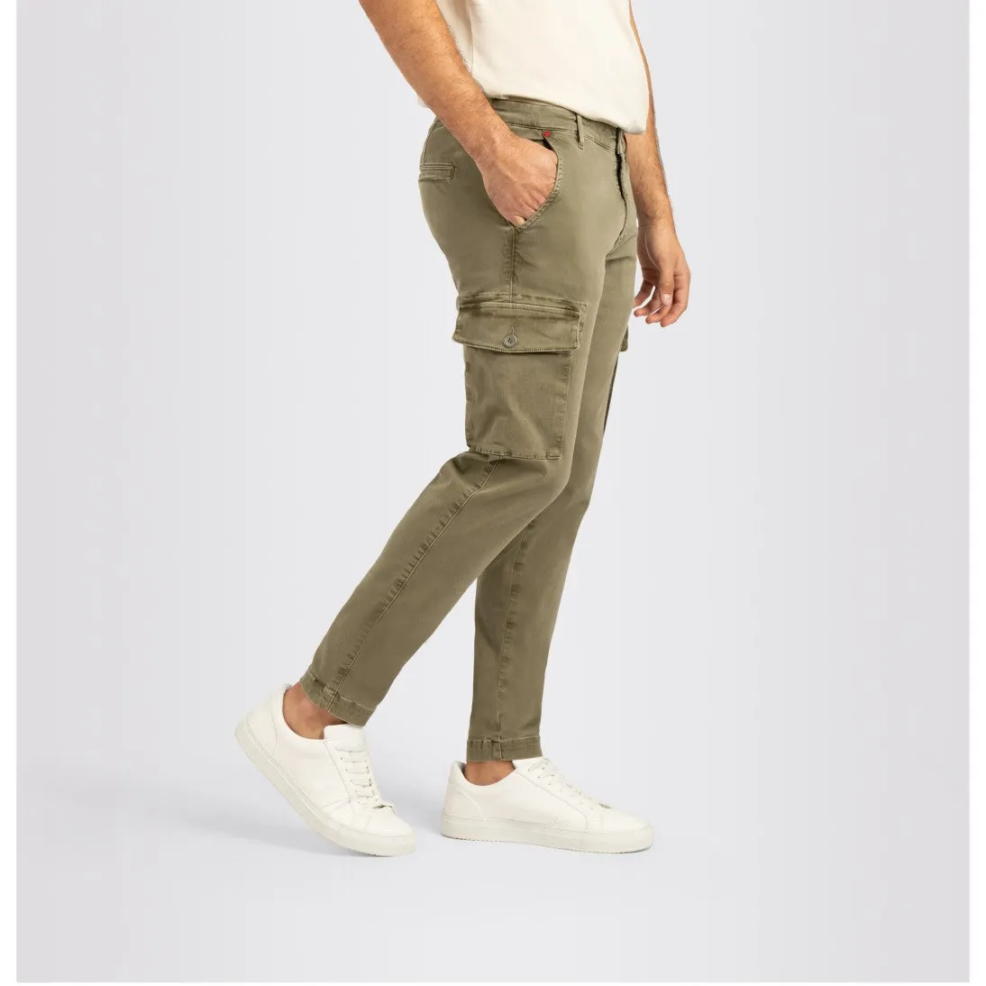 MAC Ultimate Driver Pants Super Stretch Slim Chino Cargo Combats 6361 Tea Green