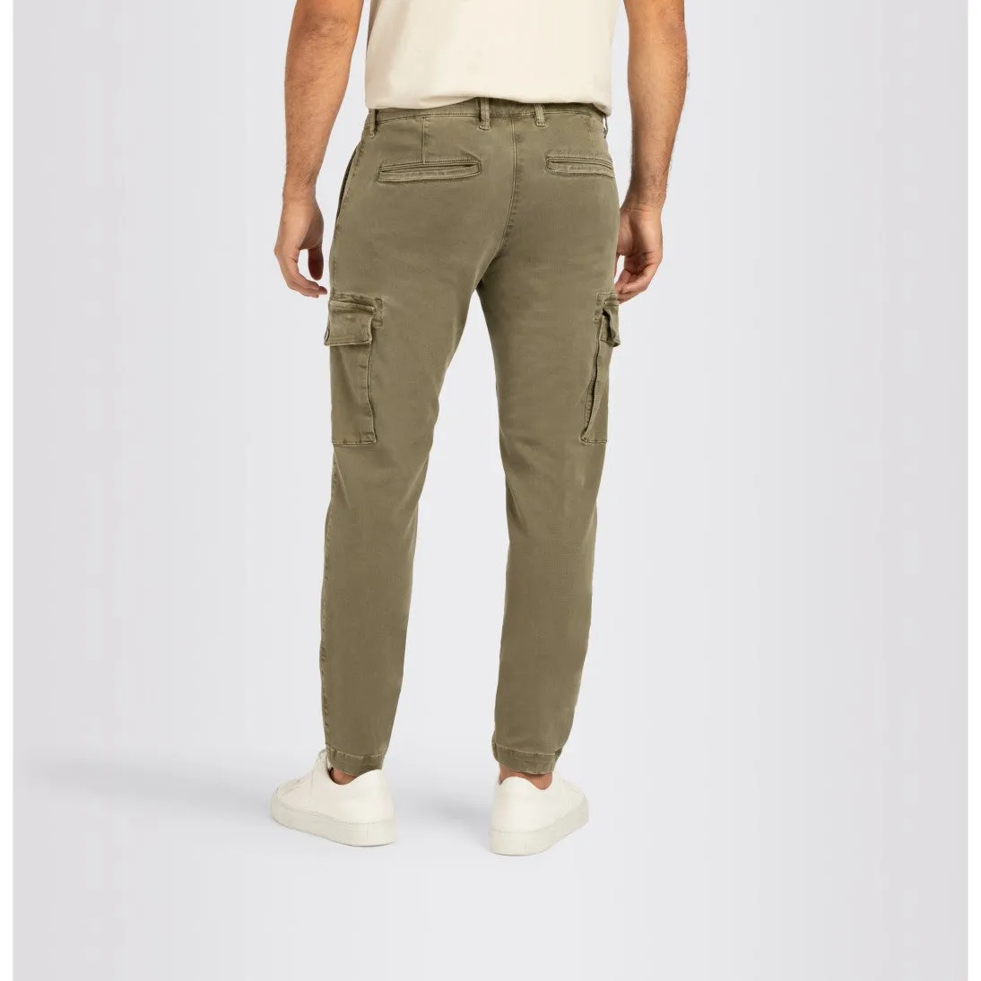 MAC Ultimate Driver Pants Super Stretch Slim Chino Cargo Combats 6361 Tea Green