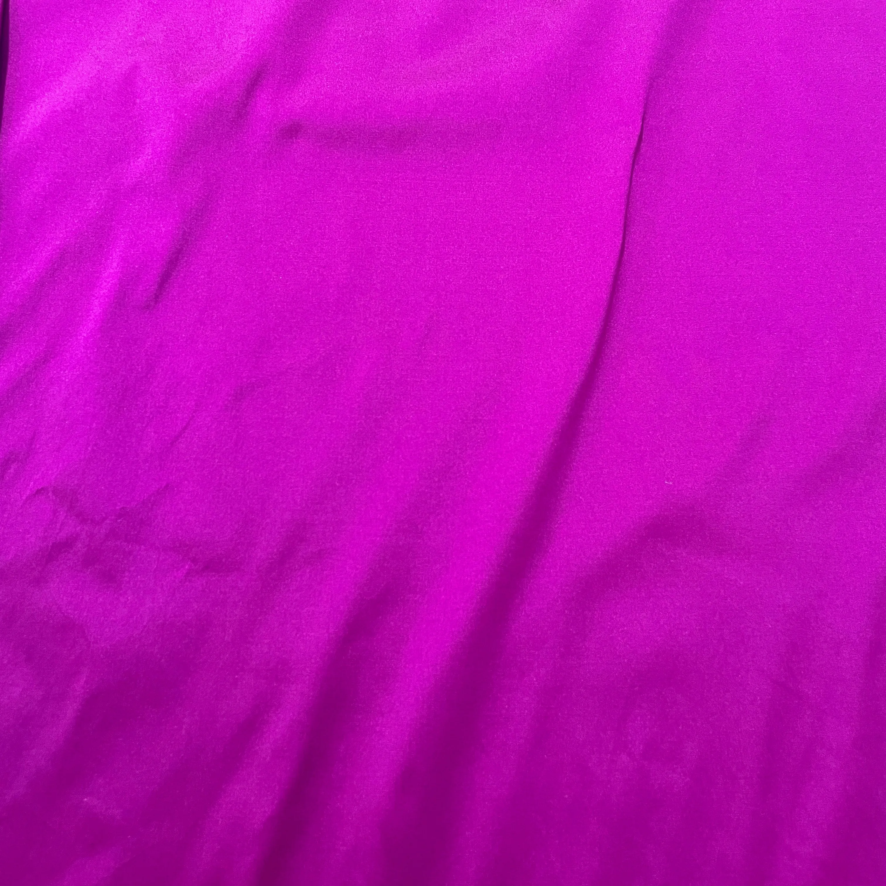 Magenta Purple Solid Silk Taffeta Fabric