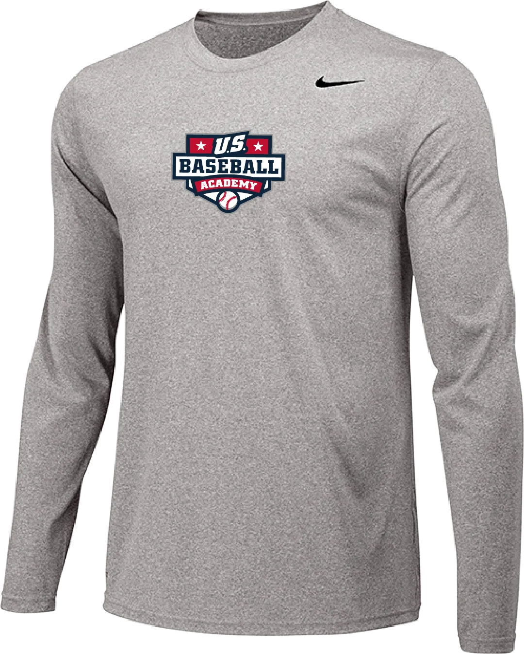 Nike USBA Long Sleeve Dri-Fit Tee - Carbon Heather