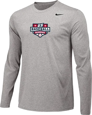 Nike USBA Long Sleeve Dri-Fit Tee - Carbon Heather