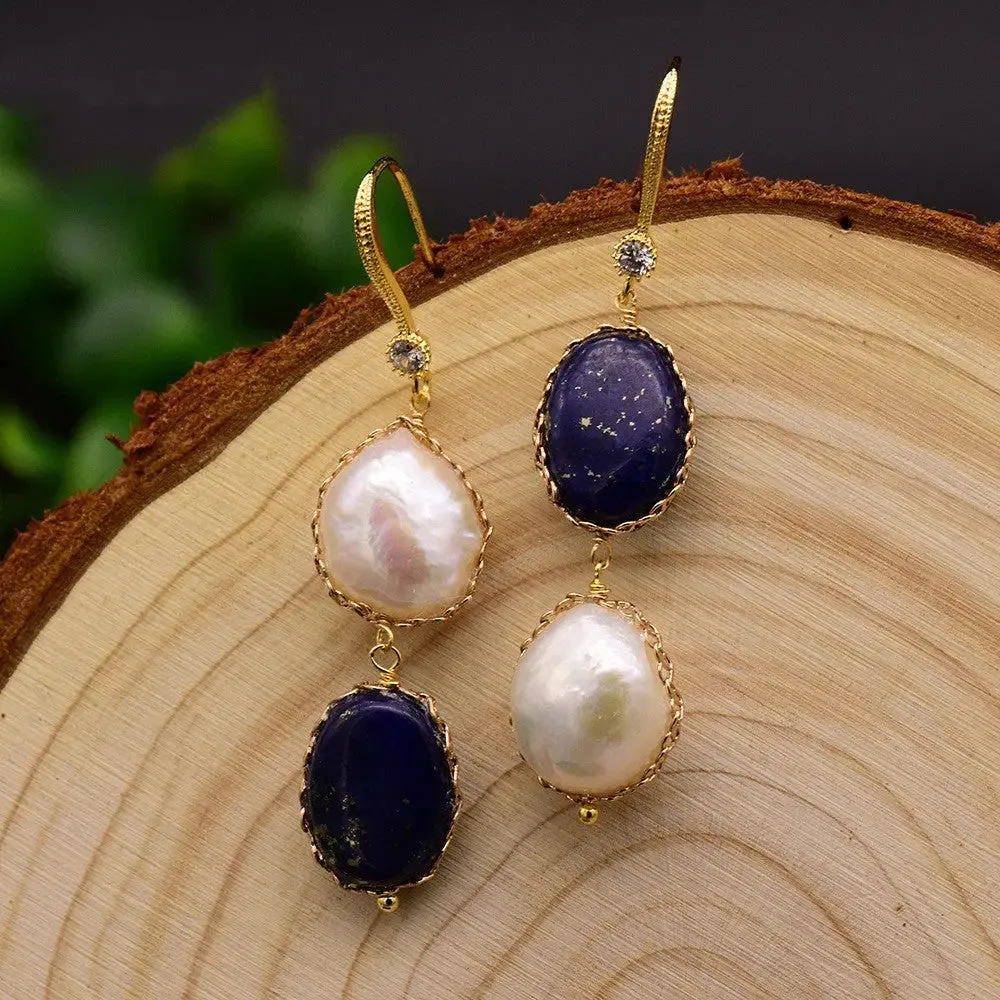 Pearl Long European And American Earrings Female Jewelry