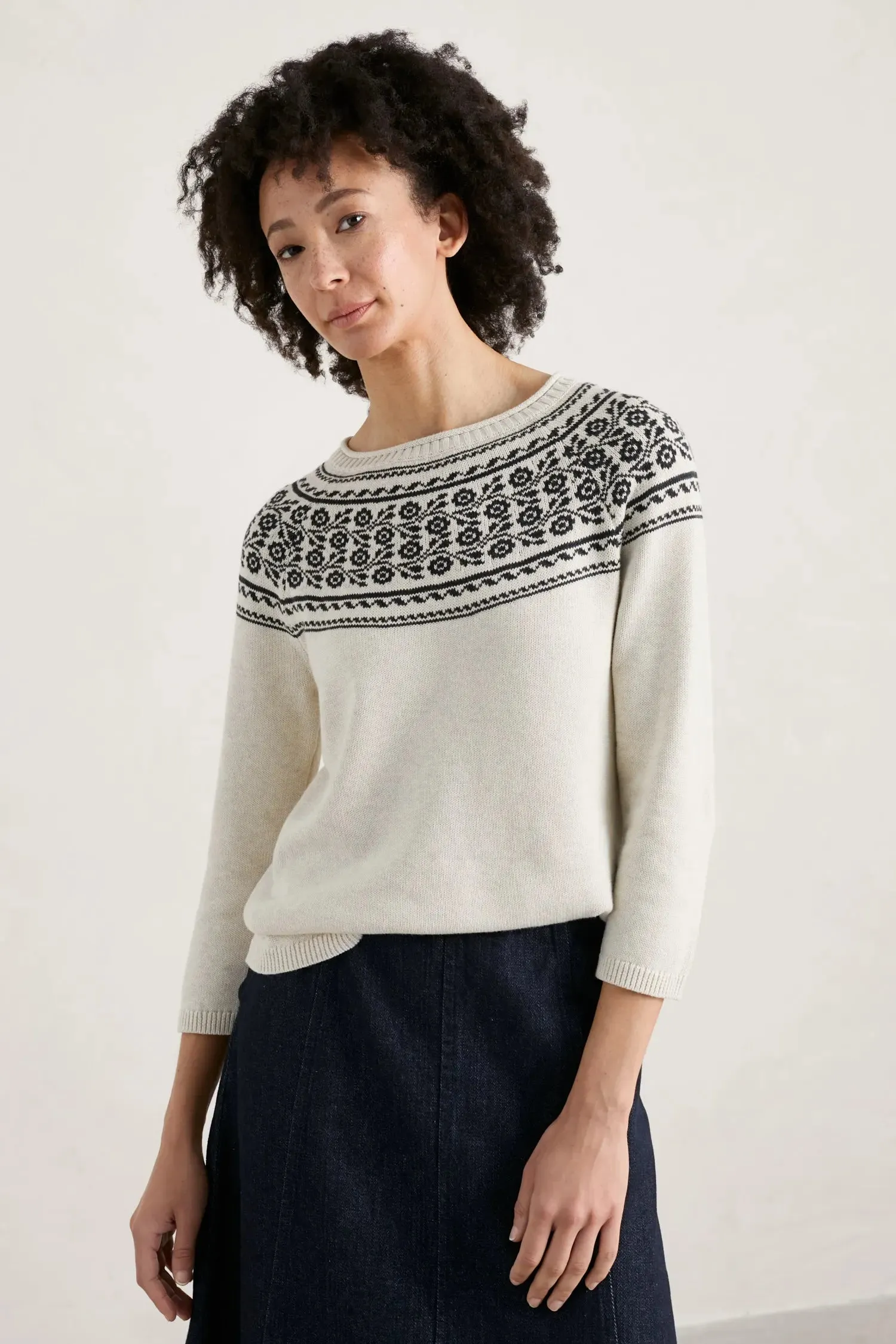 Seasalt Polurrian Cove Organic Cotton Jumper