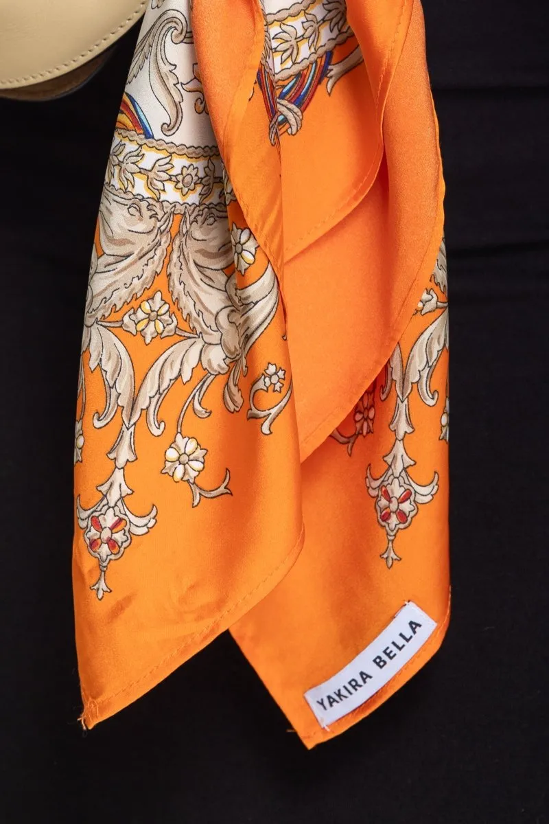 SQUARE HEAD SCARF (ORANGE)