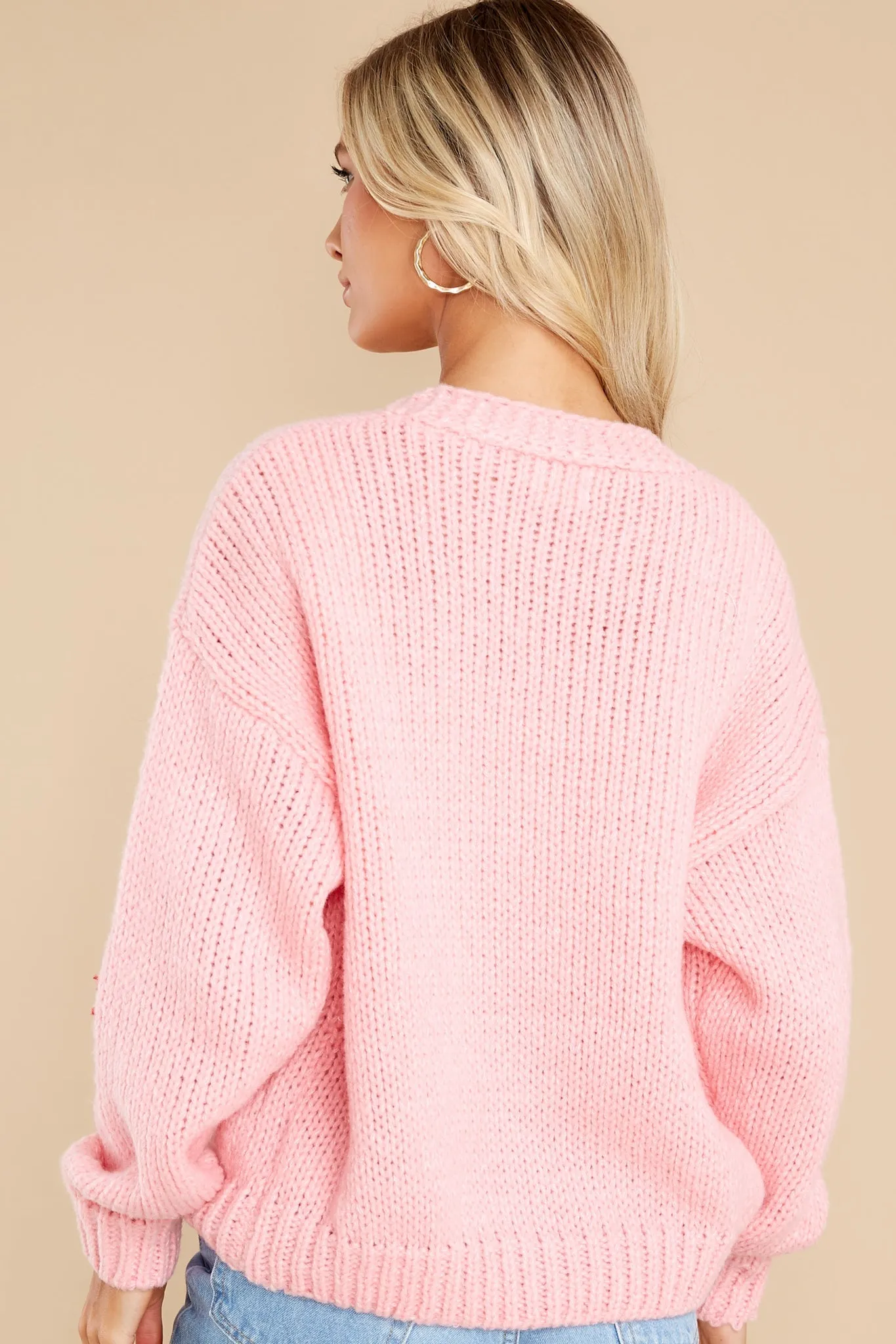 The Sweetest Reason Pink Cardigan