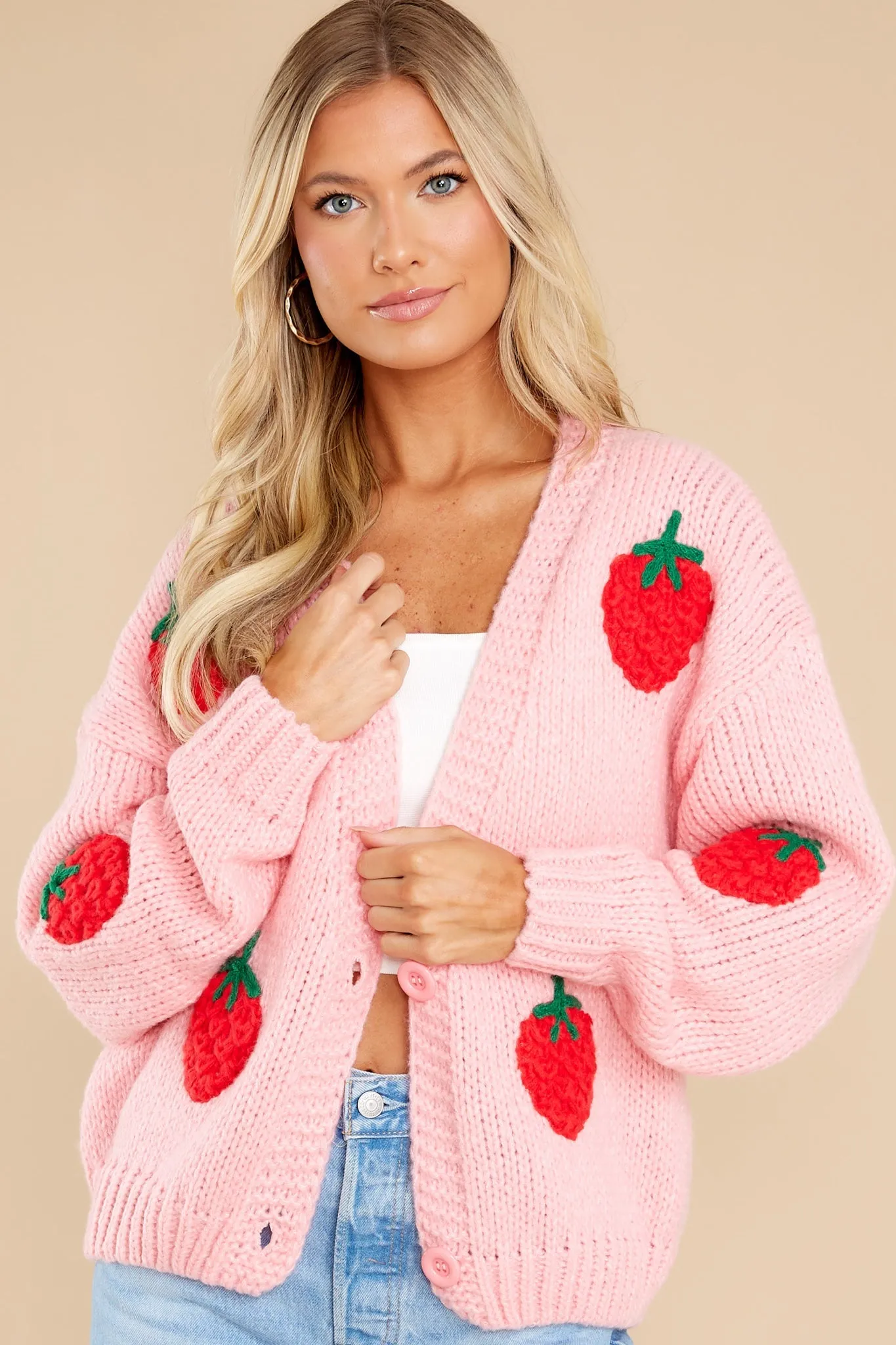 The Sweetest Reason Pink Cardigan