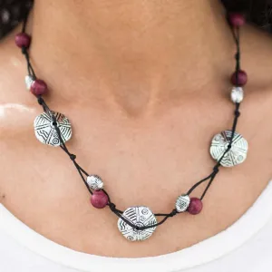 The Wayward Traveler Pink Necklace