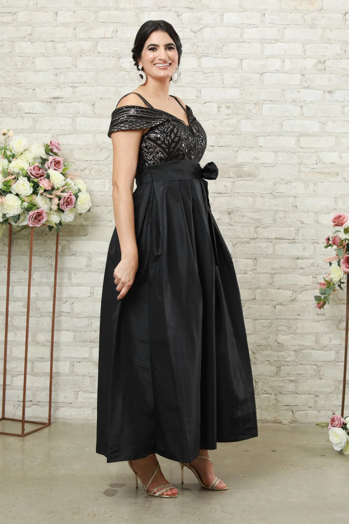 Women's Off Shoulder Evening Gown