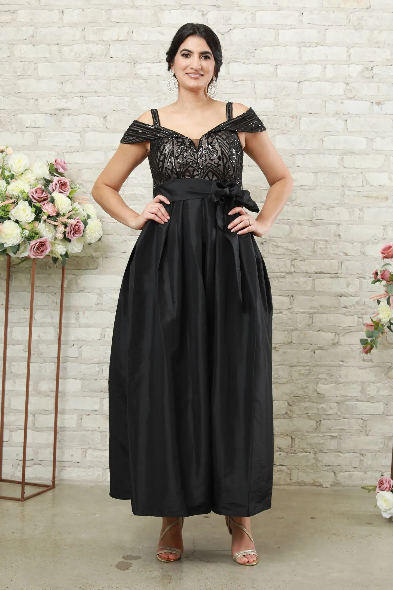 Women's Off Shoulder Evening Gown