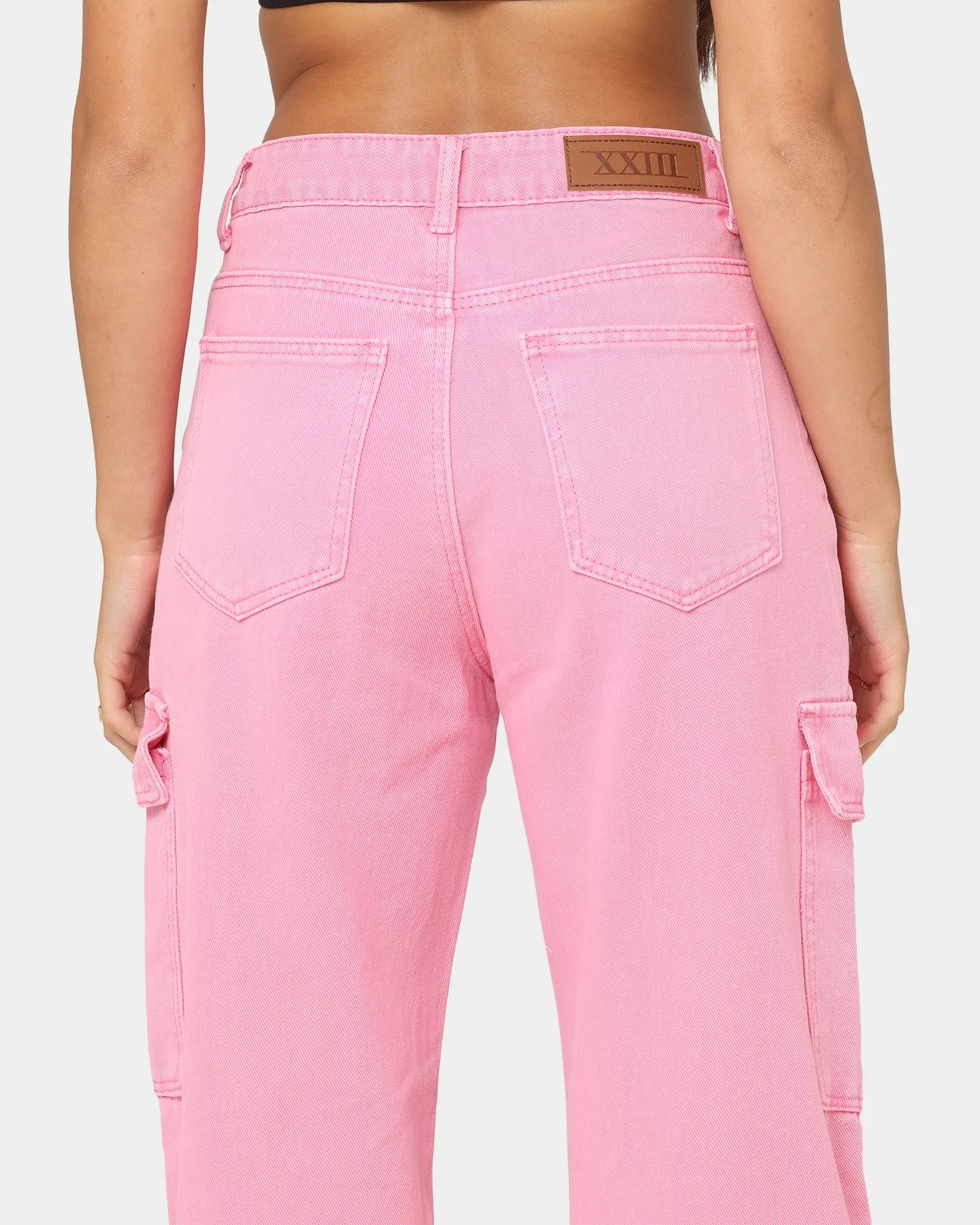 XXIII Women's Harika Cargo Pants Washed Pink