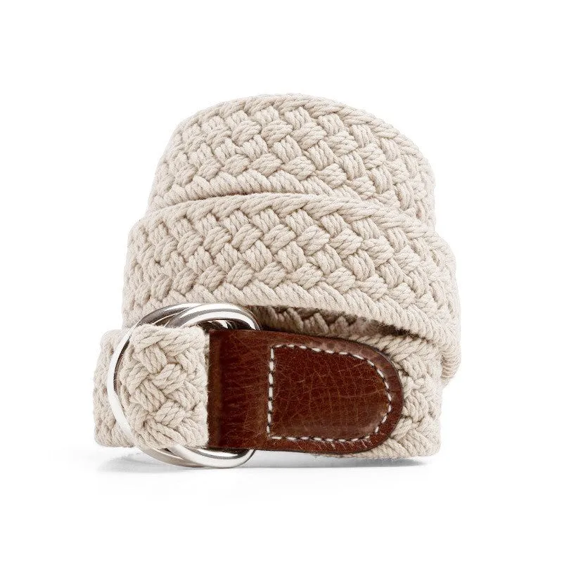 Yarmouth - Beige Macrame Belt